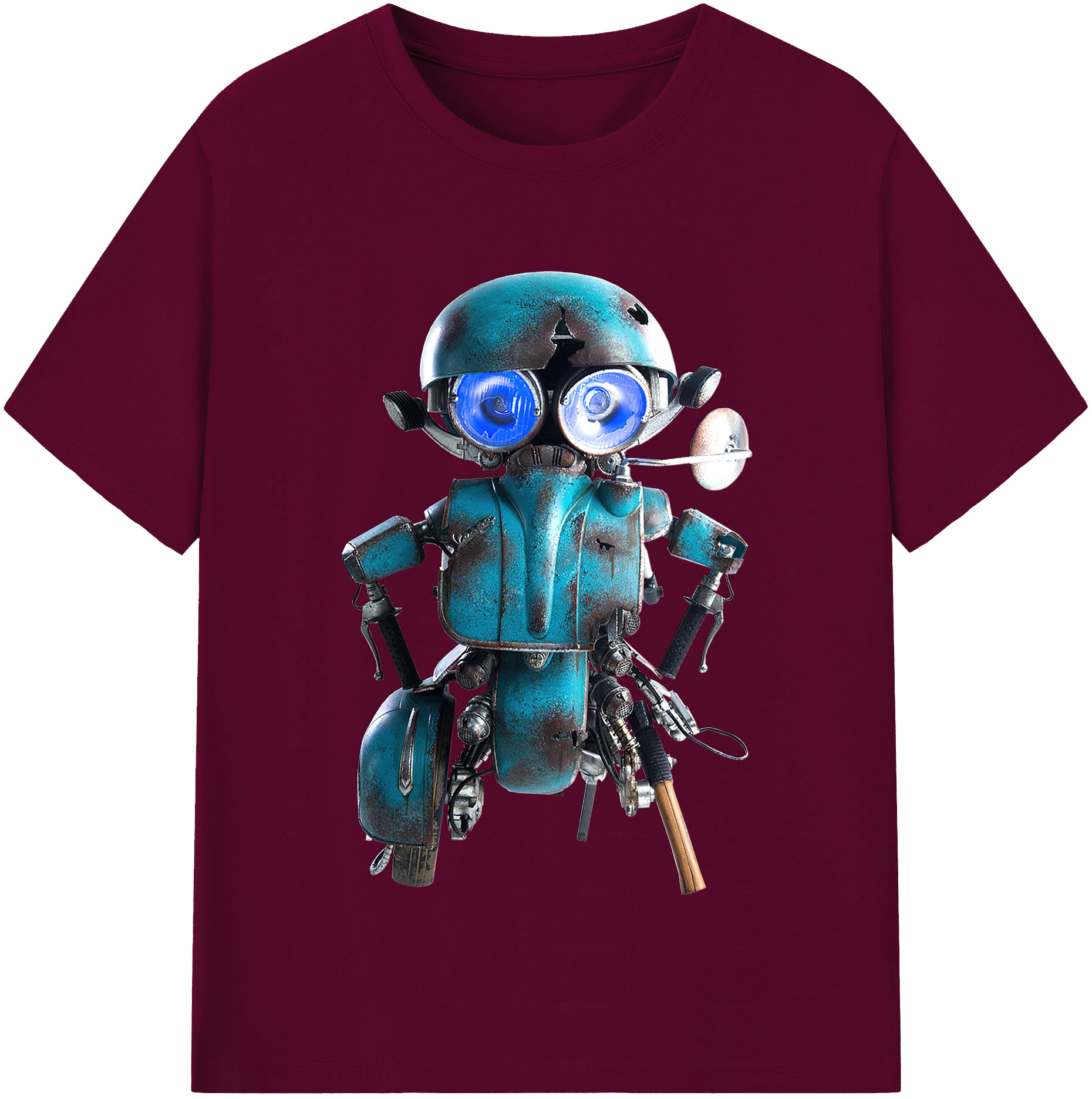 （画像用）  レディースカジュアルプリントTシャツ（綿100％）